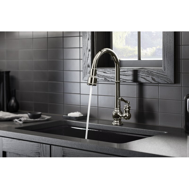 Kohler Artifacts Pull Down Bar Faucet & Reviews | Wayfair